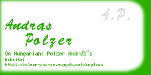 andras polzer business card